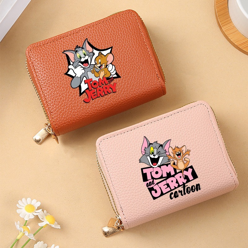 Women Bags Purses - Tom and Jerry Cute Card Holder