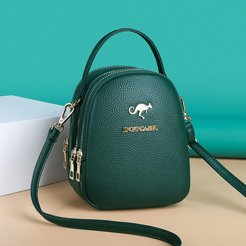 Women Bags Zip - Chic Pu Leather Mini Tote Bag