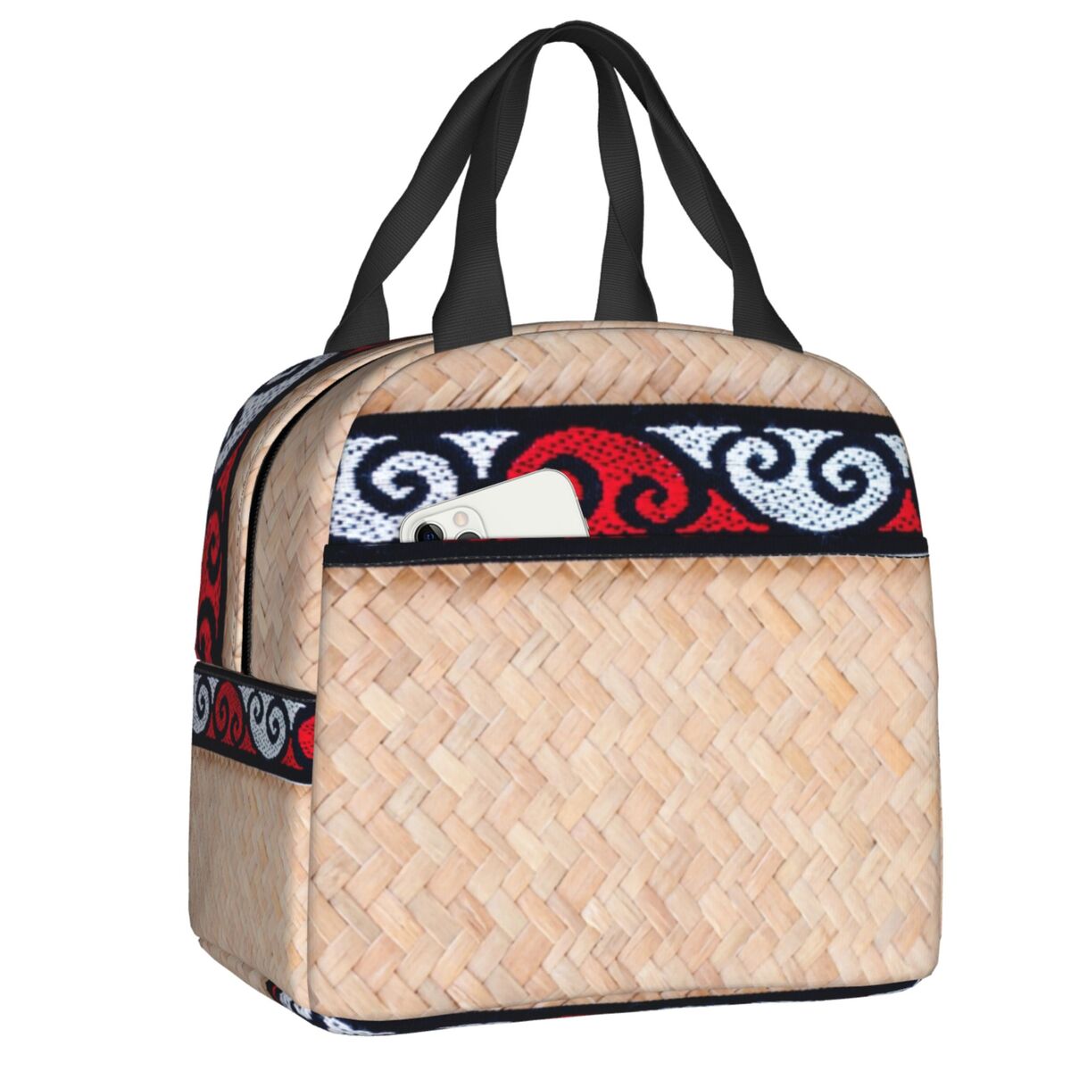 Women Bags Nz - Custom NZ Maoris Theme Insulated Lunch