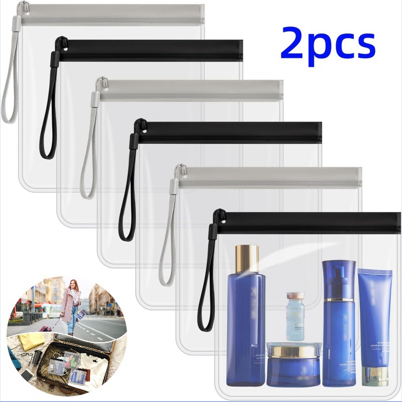 Women Bags For Airport - 2pcs Luggage Transparent Travel Use Leakproof