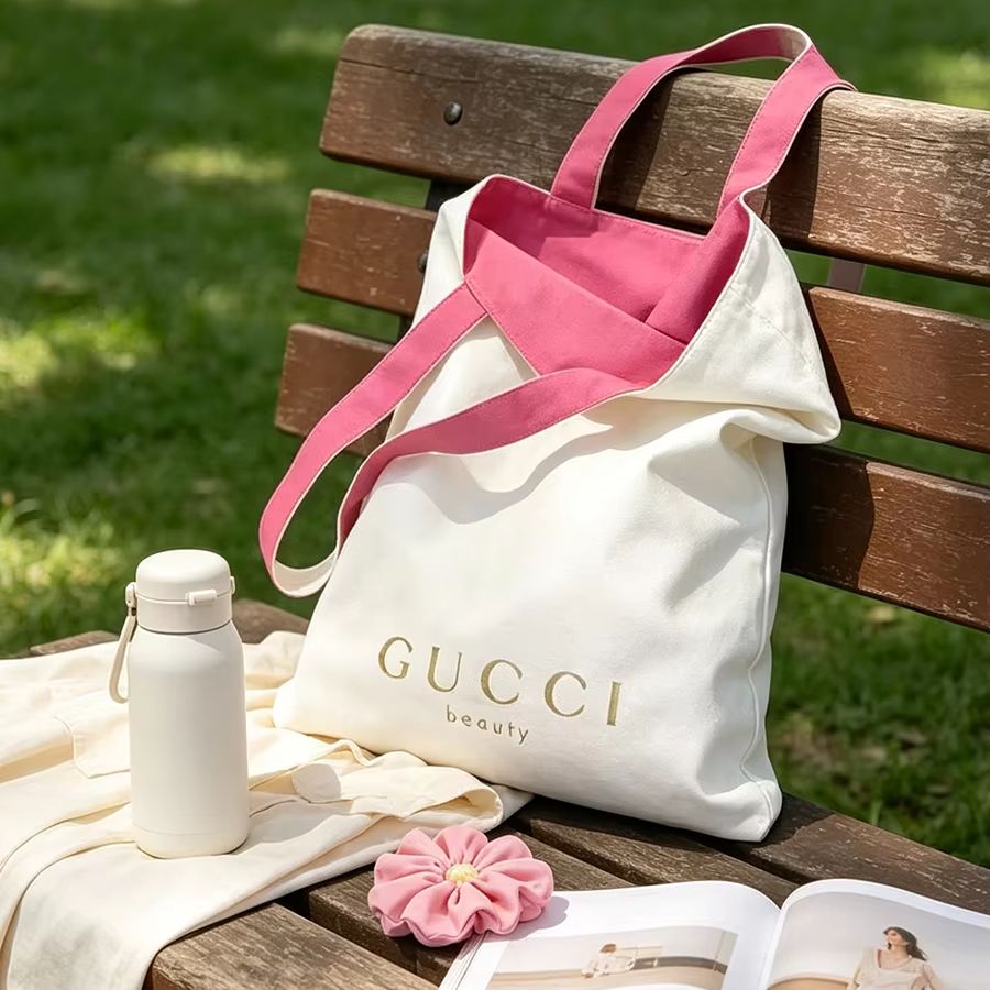 Women Bags White - GUCCIs bag Women Canvas Tote Bag