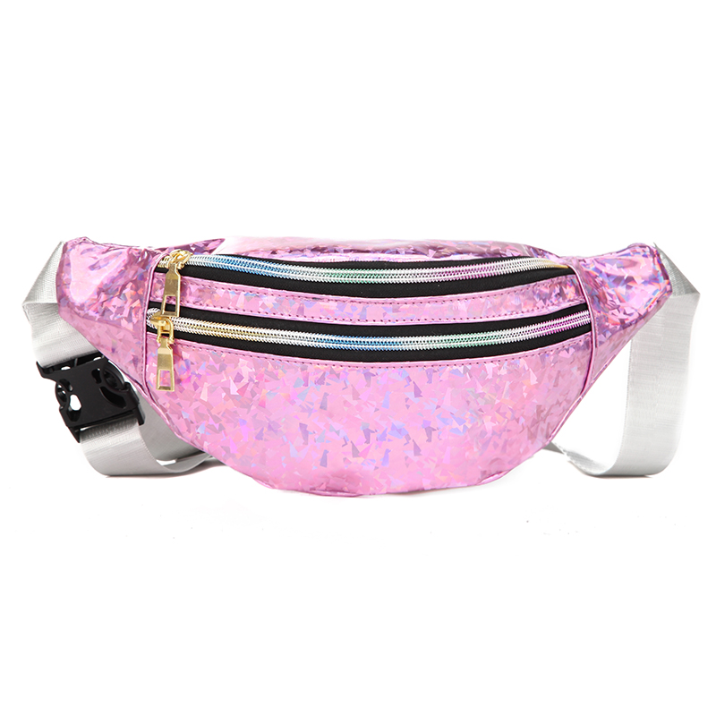 1PC New Holographic Fanny Pack - Women Bags Zip review and price