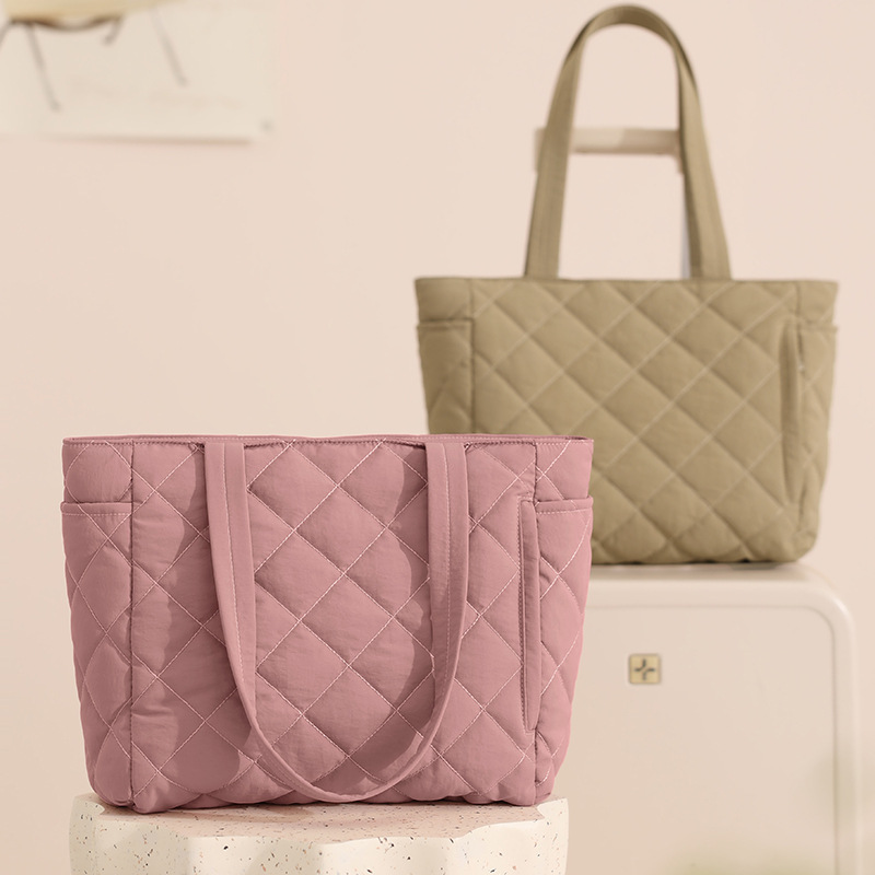 Women Quilted Tote Bag Large C - Women Bags Zip review and price