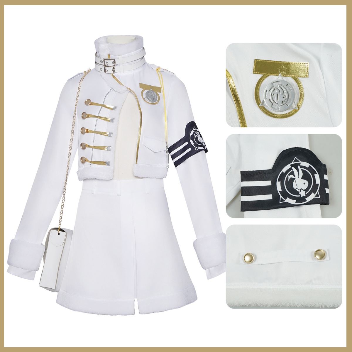 Anime Game Youk Blanc Cosplay  - Women Bags White review and price