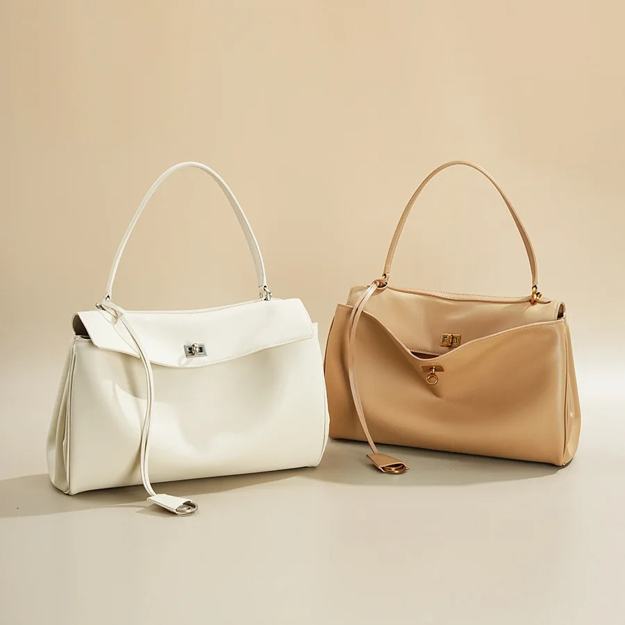 Genuine Leather Tote Bag with  - Women Bags For Airport review and price