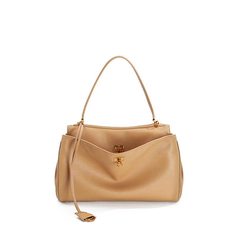 Genuine Leather Tote Bag with  - Women Bags For Airport review and price