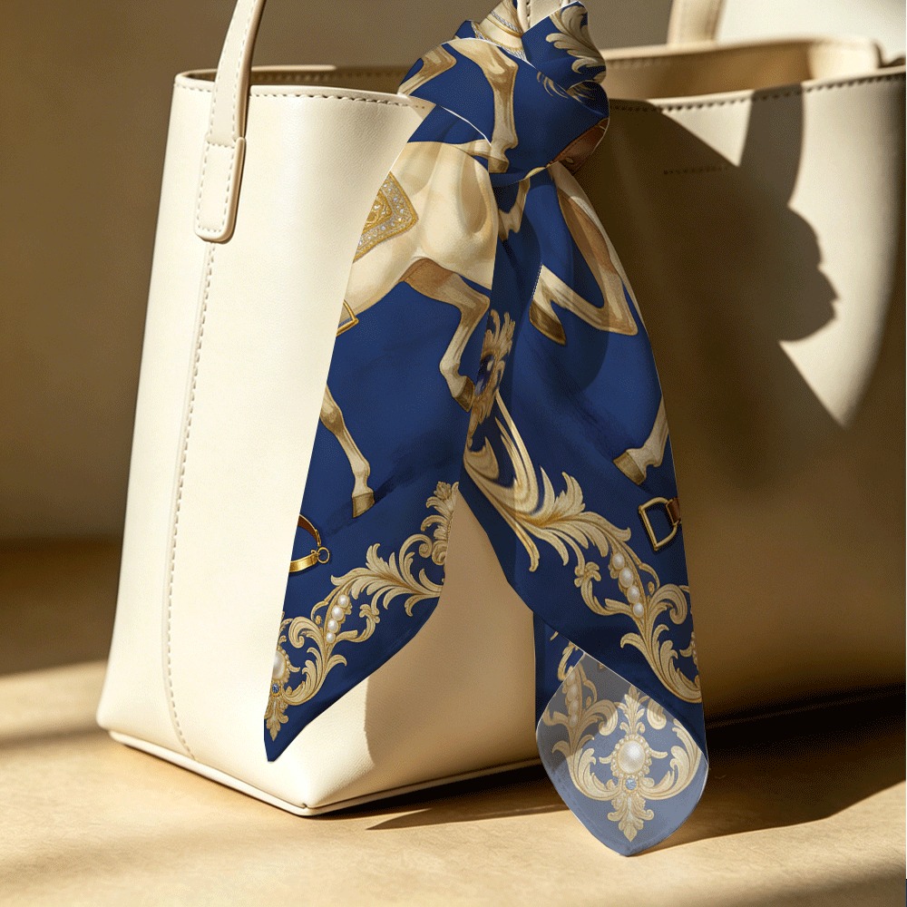 White horse and silk scarf pat - Women Bags White review and price