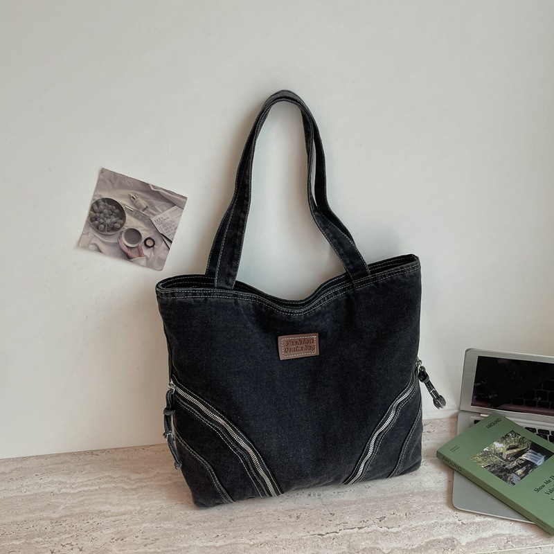 Women Denim Tote Bag Female Wa - Women Bags Zip review and price