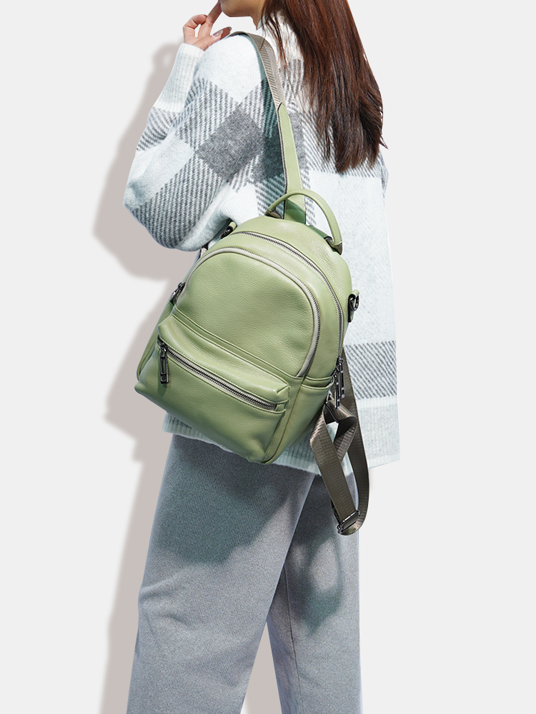 Zency Women Leather Backpack K - Women Bags White review and price