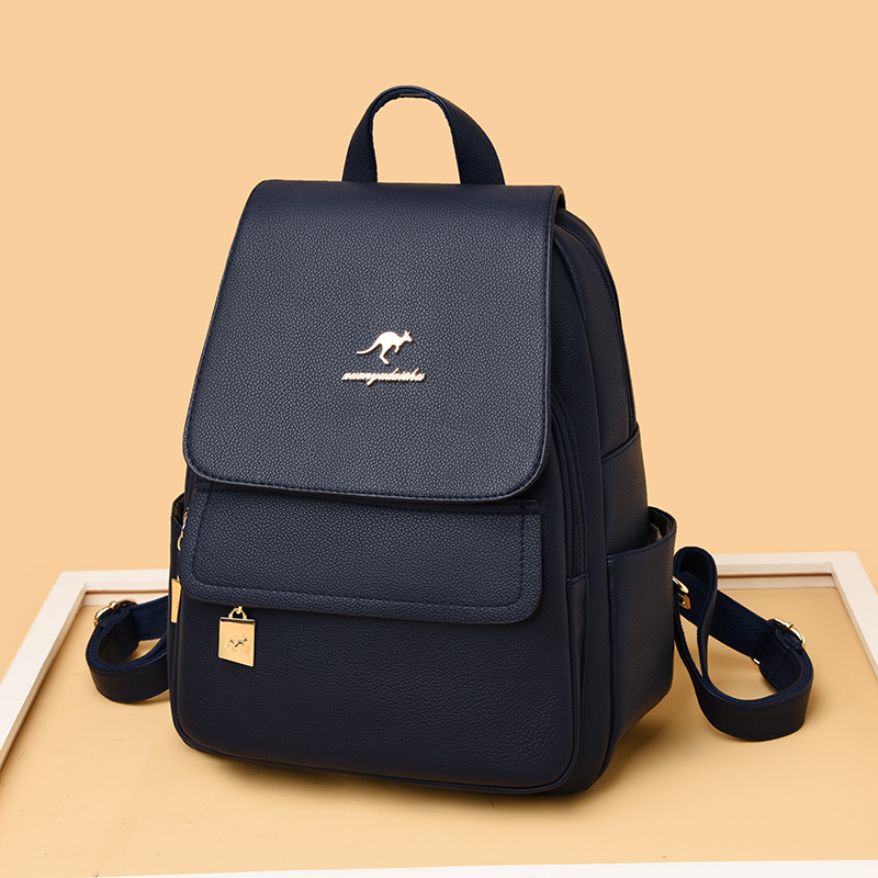 High Quality Leather Backpack  - Women Bags White review and price