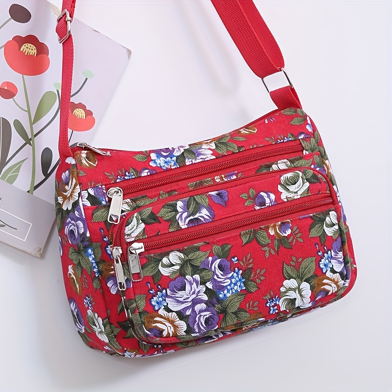 Stylish Floral Crossbody Bag,  - Women Bags Zip review and price