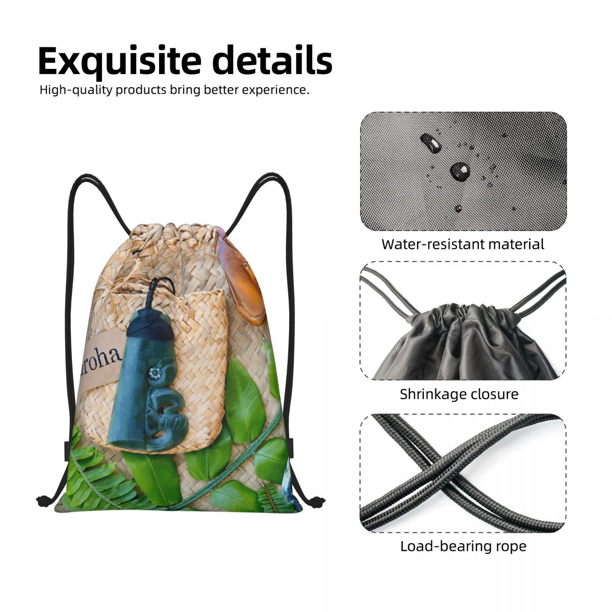 NZ Maoris Theme Drawstring Bag - Women Bags Nz review and price
