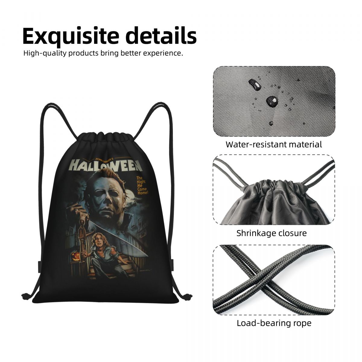 Halloween Michael Myers Drawst - Women Bags Myer review and price