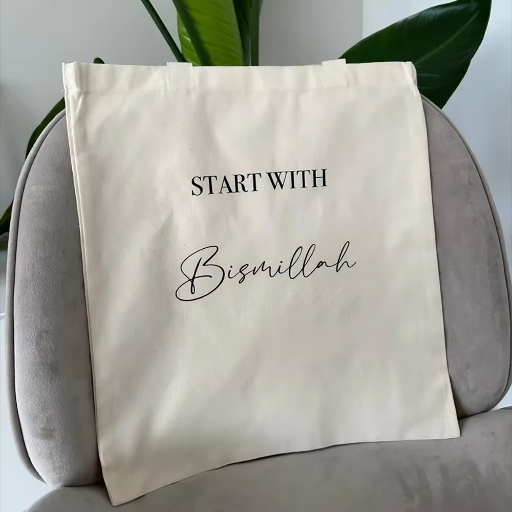 Start with Bismillah Tote Bag  - Women Bags For Eid review and price