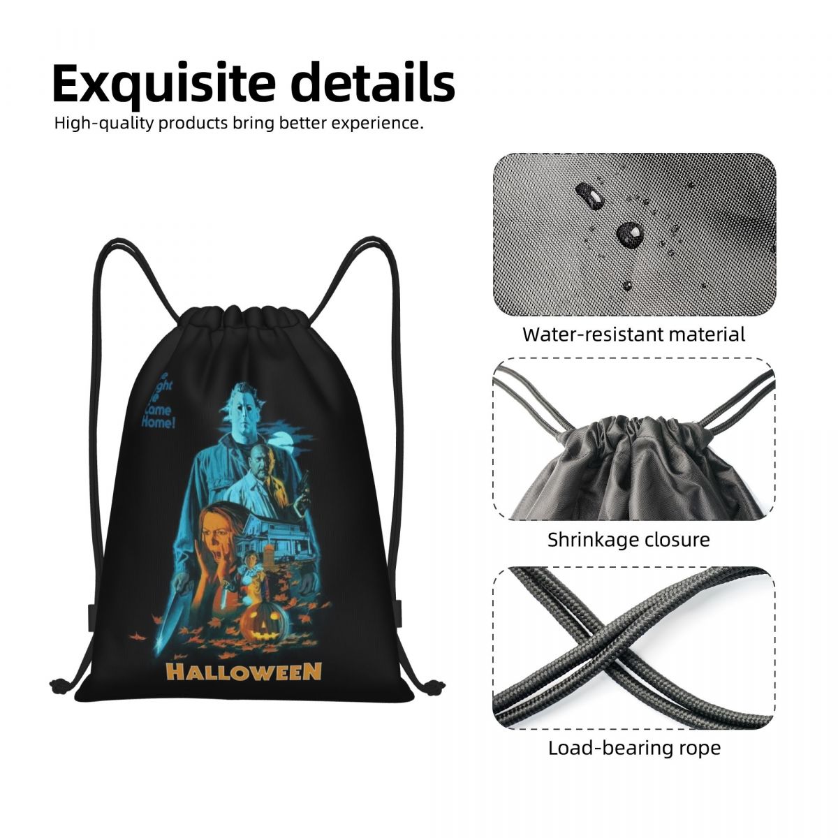 Custom Michael Myers Drawstrin - Women Bags Myer review and price
