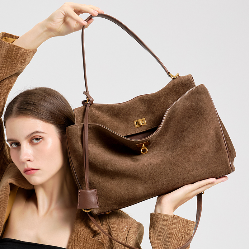 Ladies' large capacity genuine - Women Bags For Airport review and price