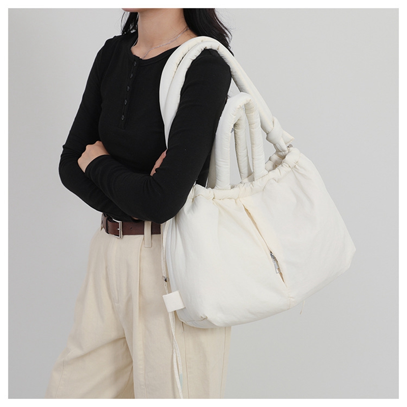 Women's New Bag Down Padded Ja - Women Bags White review and price